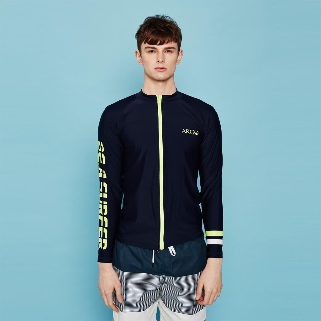 ARGO Byron(Na) Men'S Zip-Up Rash Guard Top