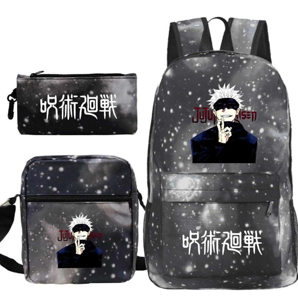 New Animation Peripheral Printing Children's Fashion Backpack Japanese Trend Popular Primary and Secondary School Student Schoolbag Set
