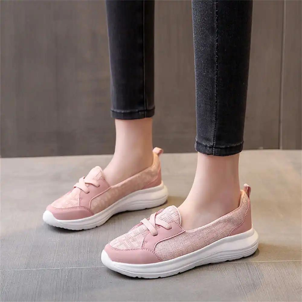 Round Tip Size 42 Sneakers Woman Luxury Mary Jane Brown Women's Shoes Basketball Brand For Women Sports China Snaeker