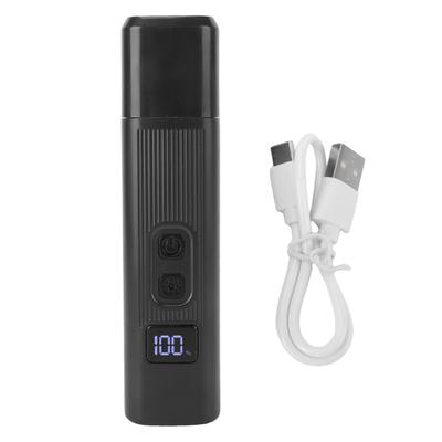 Dog Nail Grinder Multifunctional Built In LED Light Low Noise Rechargeable Pet Nail Trimmer for Home Black