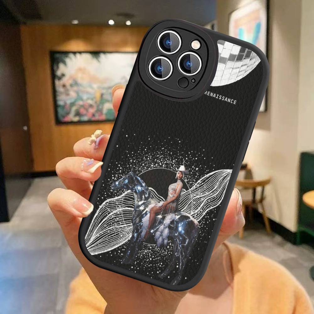 

Singer B-Beyonce For IPhone 16 15 14 16E 13 12 11 Pro Max Plus Phone Leather Case iphone XS MAX