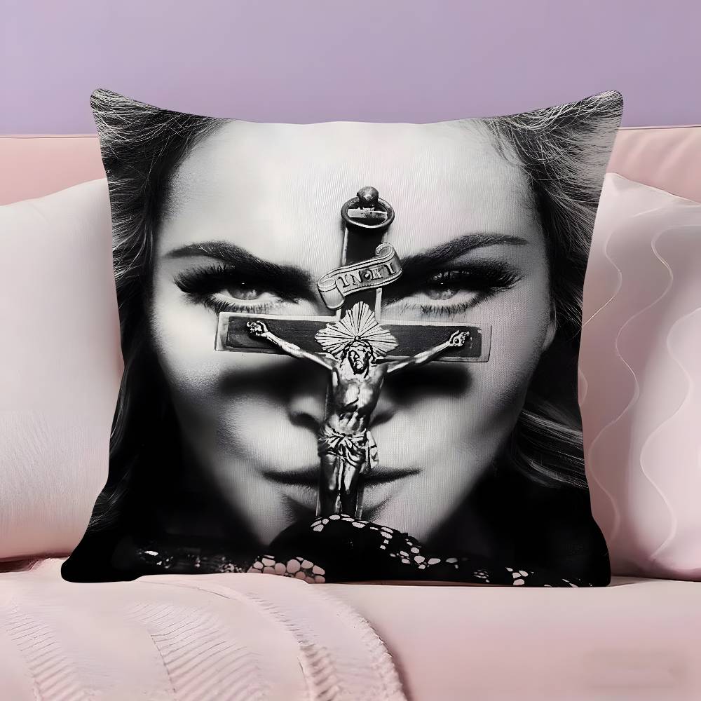 Singer MMadonna Like aVirgin Pillow Case Ultra Soft Skin Friendly Fabric Cloud Like Comfort  Concealed Zipper