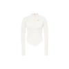 Einfarbiges figurbetontes Trainings-Top Damen Tops Hellbraun Sail FN2588-104