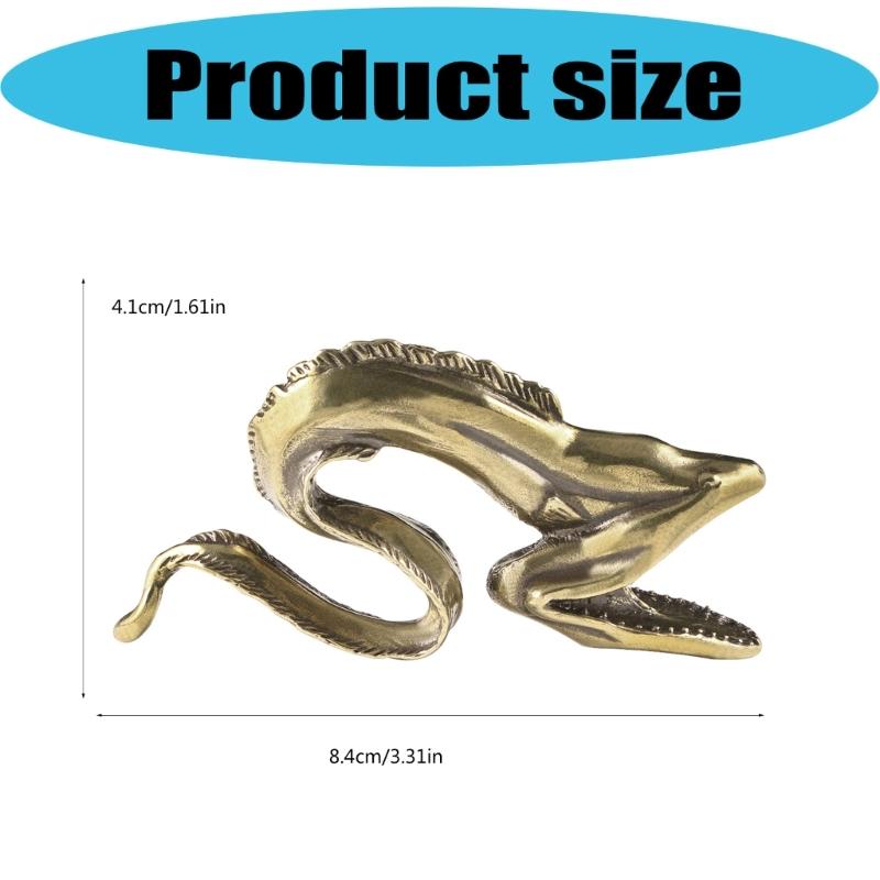 Metal Animal Shelf Decors Accent,Conger Figurines Tabletop Centerpieces for Office Home Decorations Decorative Objects
