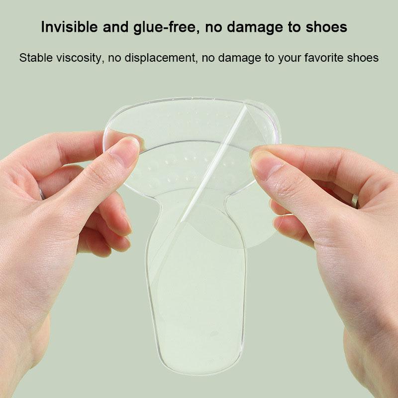 NEW T-shaped Silicone  Women Heel Spur Pain Relief Foot Cushion Antiwear Shoe Pads Gel High Heels Heel Protector Stickers Insoles