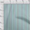 oneOone Cotton Flex Fabric Multicolor Stripe Print Fabric BTY 40 Inch Wide