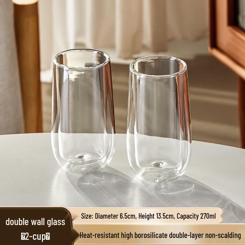 Changqi Double Wall Borosilicate Glass Tea Cup