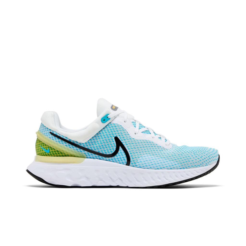 Nike React Miler 3 'White Chlorine Blue' (Unisex) White / Chlorine Blue / Vivid Sulfur / Black Running Shoes DD0490 100