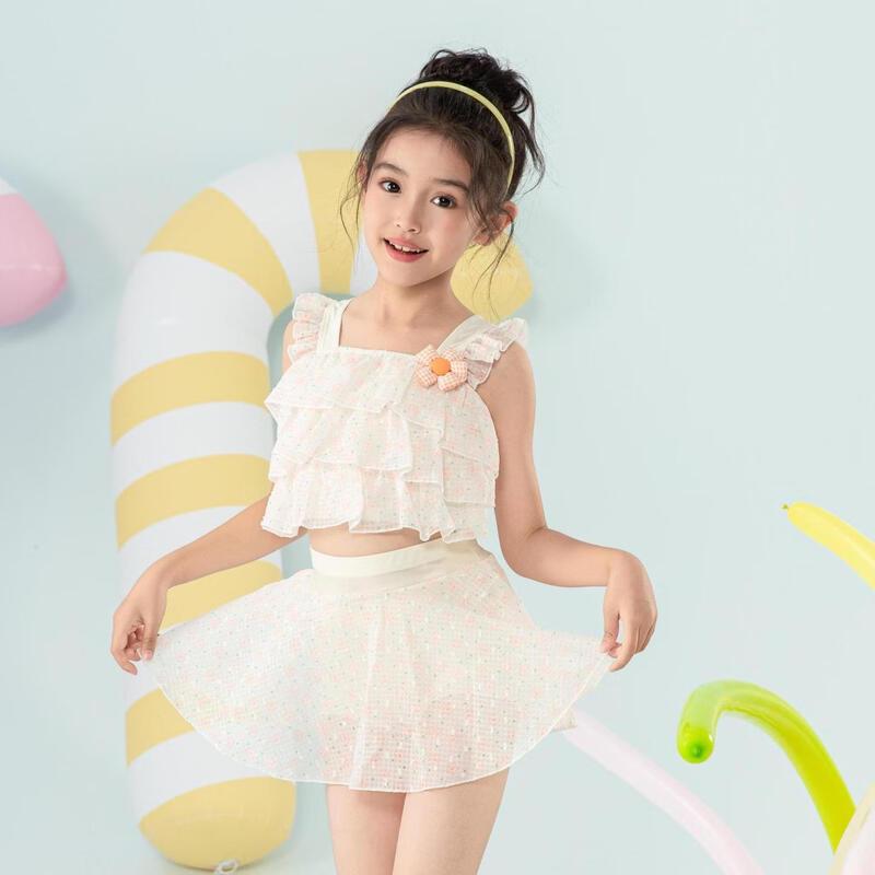 Costume da bagno due pezzi per bambina Junwen