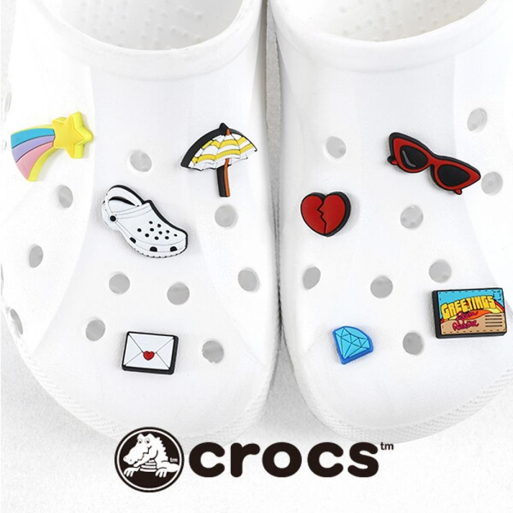 

Crocs Zibbitz Charm E sEt 01.white clog 10007986/1