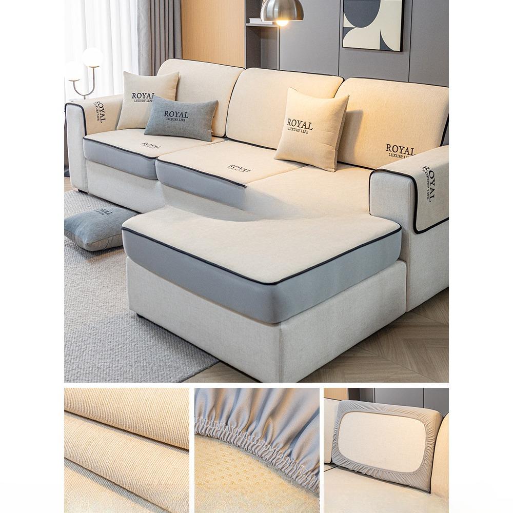 

Подушка для дивана из синели, универсальные нескользящие подушки для сидений Four Seasons, кожаный чехол для дивана на спинку, чехол-полотенце 60*60