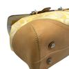 Used COACHHandbag yellow/Brown canvas/leather Women