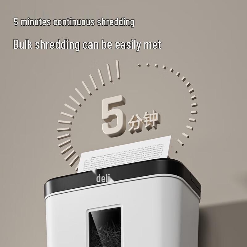 Deli Paper Shredder CN plug (adapter included)