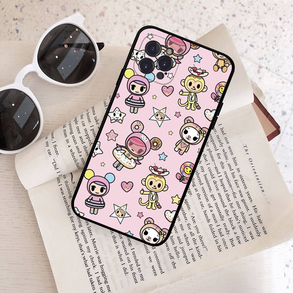 Japan Tokidoki For IPhone 17 16 15 14 13 12 11 Pro Max 13 17Air Shockproof Soft Phone Cases Coque