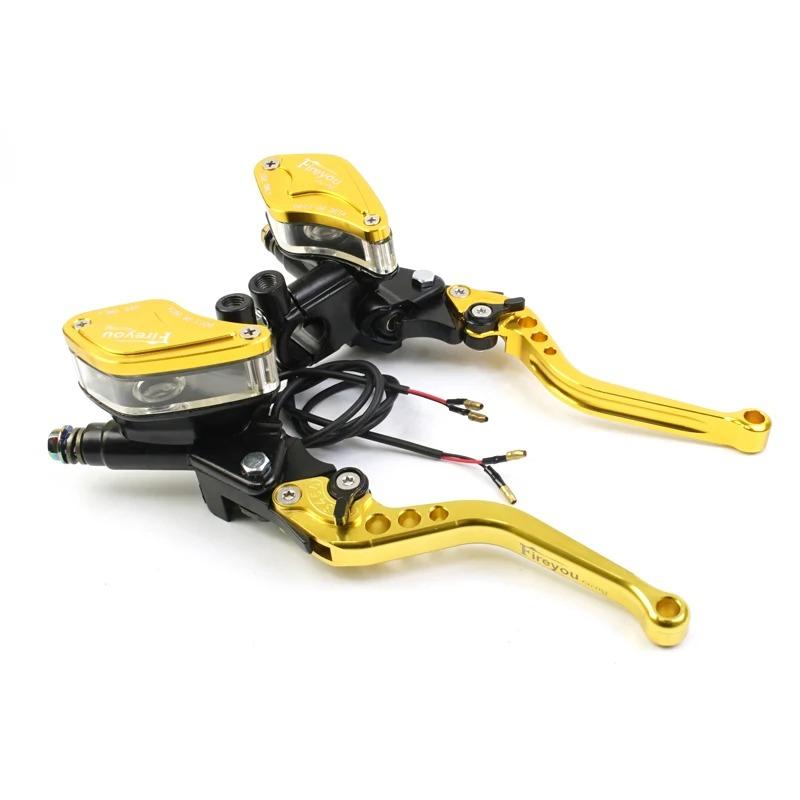 Adjustable Hydraulic Clutch Brake Pump Master Cylinder, Suitable for Yamaha, Kawasaki, and Other Motorcycles and Electric Bicycl