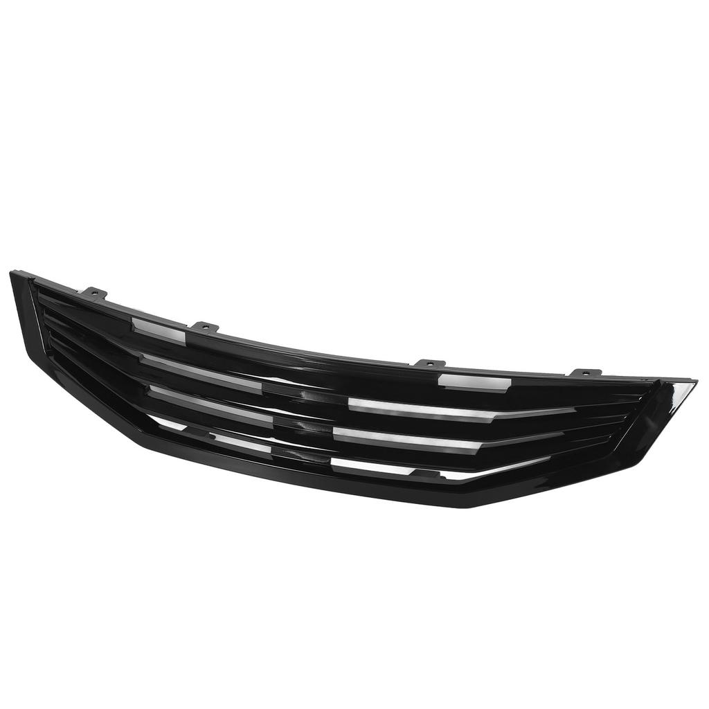 Gloss Black Front Bumper Grille Grills For Coupe 2 Door Pre Facelift 2008 To 2010 US Spec