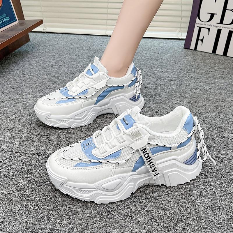 Women's Platform Breathable Sports Shoes Spring Summer Campus Student Non Slip Running Sneakers Outdoor Tennis Basketball Shoes