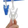 Towa Sangyo Clothes Drying Rack, Laundry, Corner Hanger with 24 Clothespins, Blue