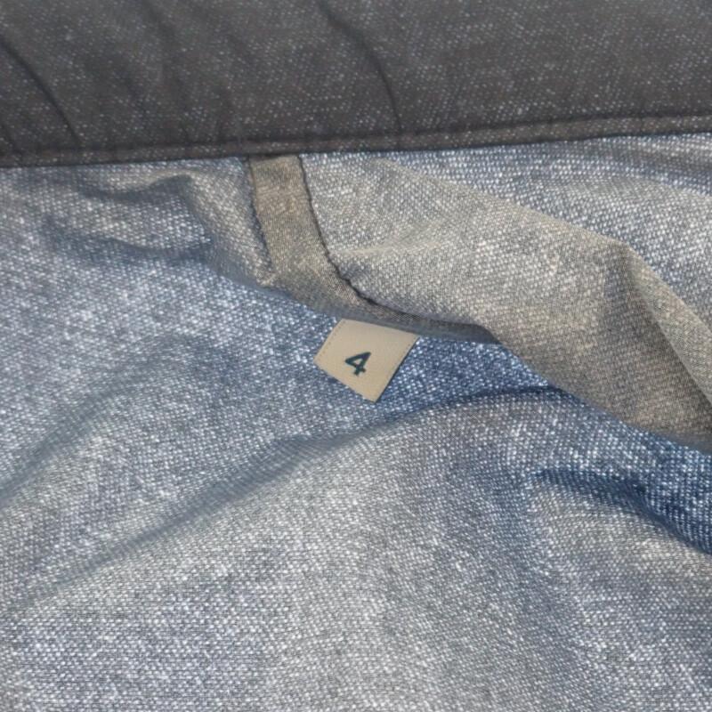 MONCLER  B1091410674553774 4 Nylon jacket Indigo Nylon mens