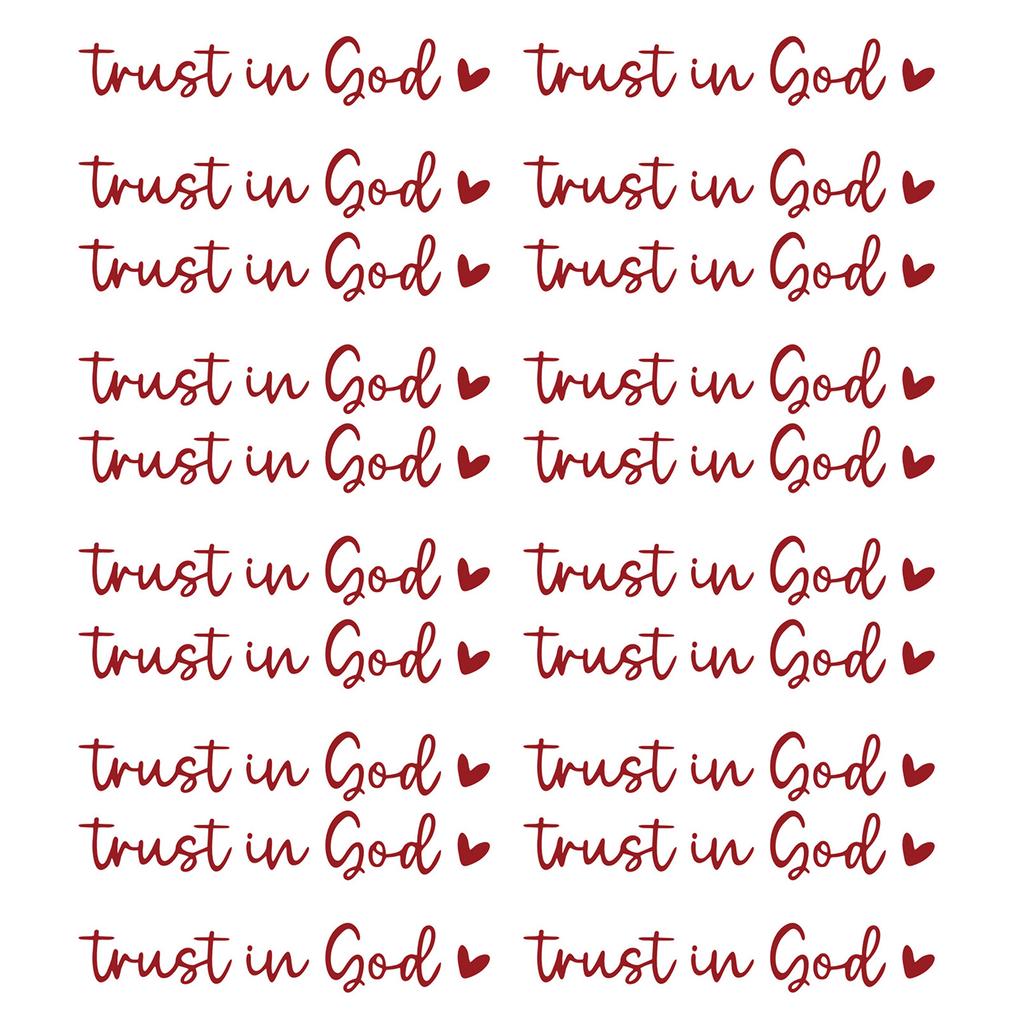 Reflect Your Faith Trust in God Decals Motivational Vehicle Decals Removable & Vibrant Reflection set for Car Rearviews