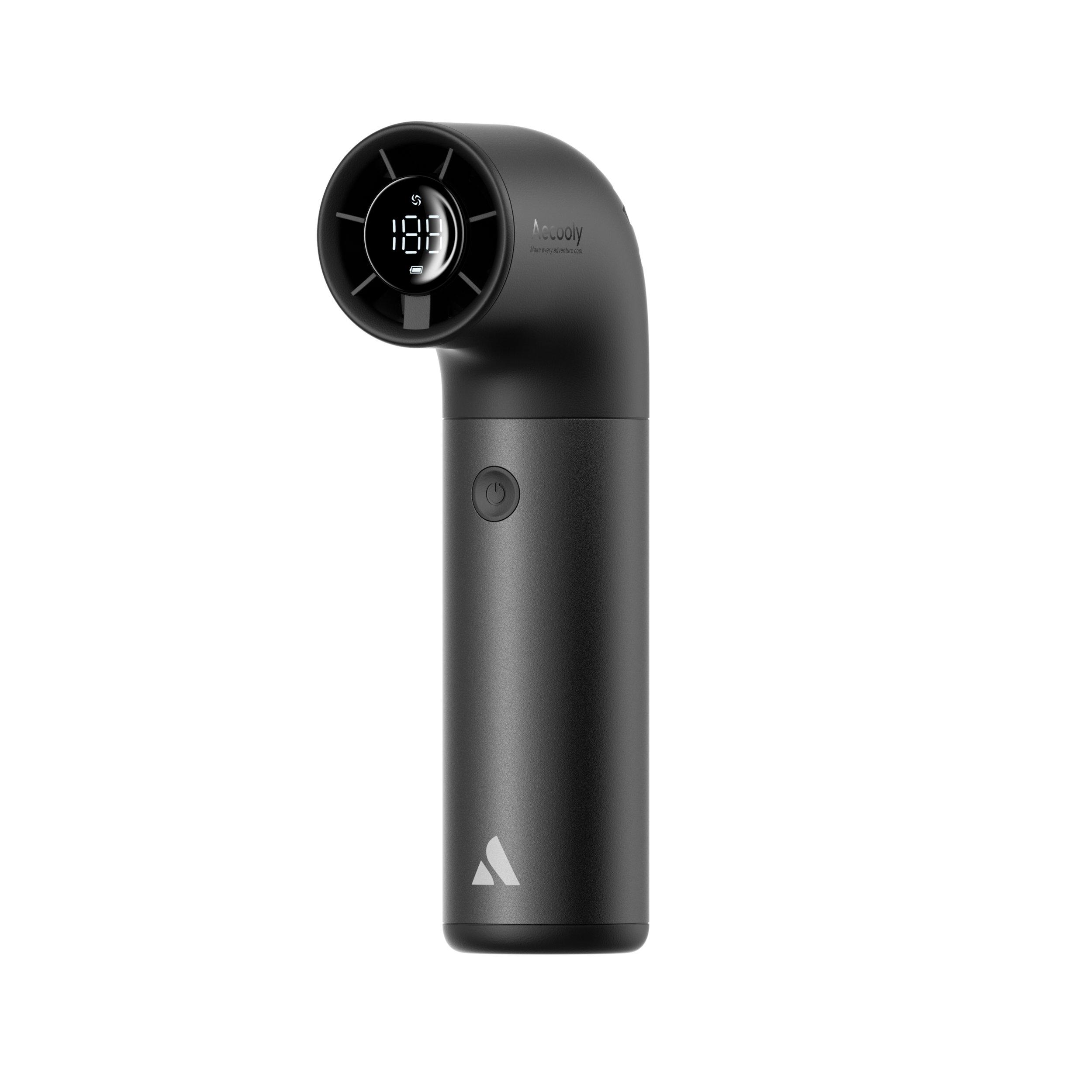 Super Merchant Aecooly Aero Pro Handventilator Met Hoge Snelheid, Zwart