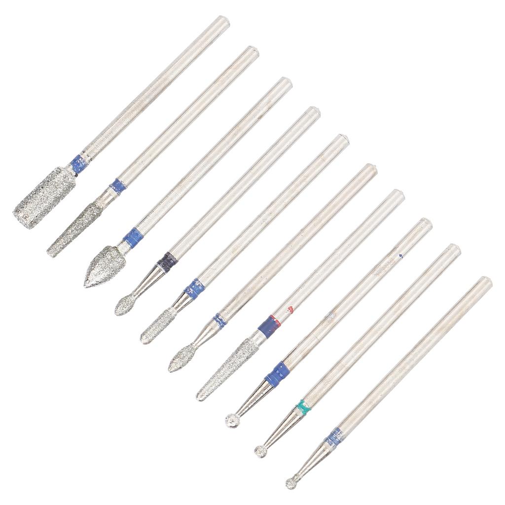 Nail Drill Bit Set Practical Safe Convenient Durable High Hardness Wearproof Nail Polishing Head for Women