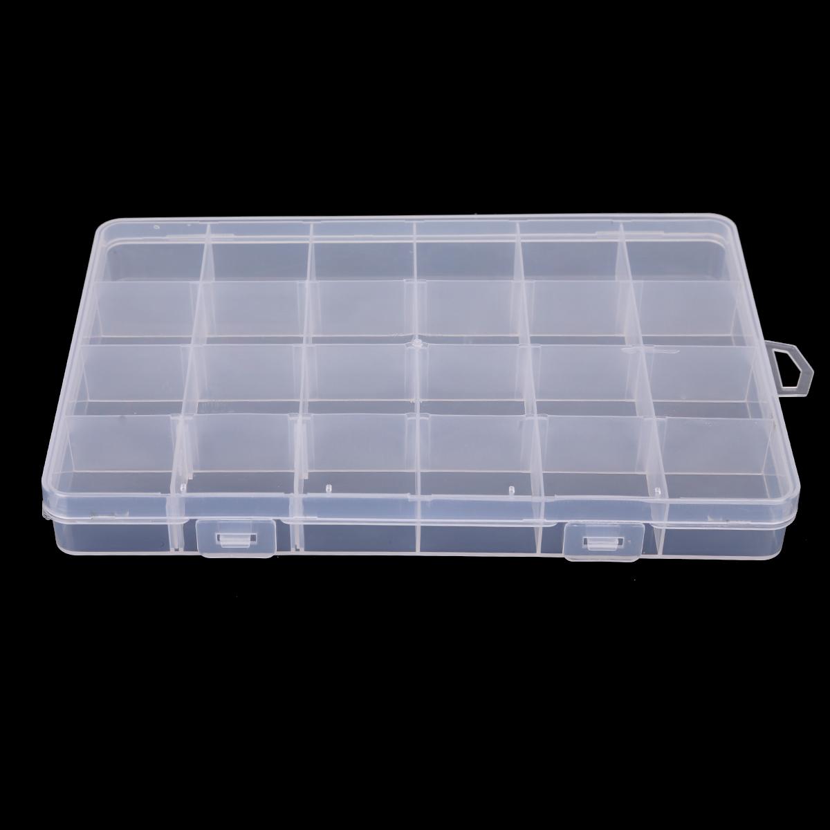 

Многофункциональный портативный ящик для хранения из полипропилена для хранения и организации DIY ювелирных аксессуаров 19x13x2.1cm