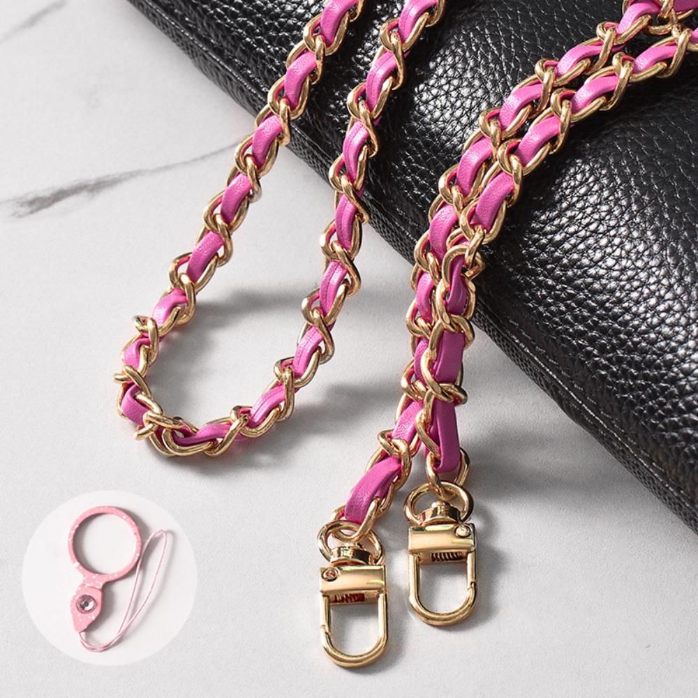 Zink-Zink-Legierung Metall Lederkette PU Leder Telefon Hängeseil Handy Lanyard für Telefon Hängen