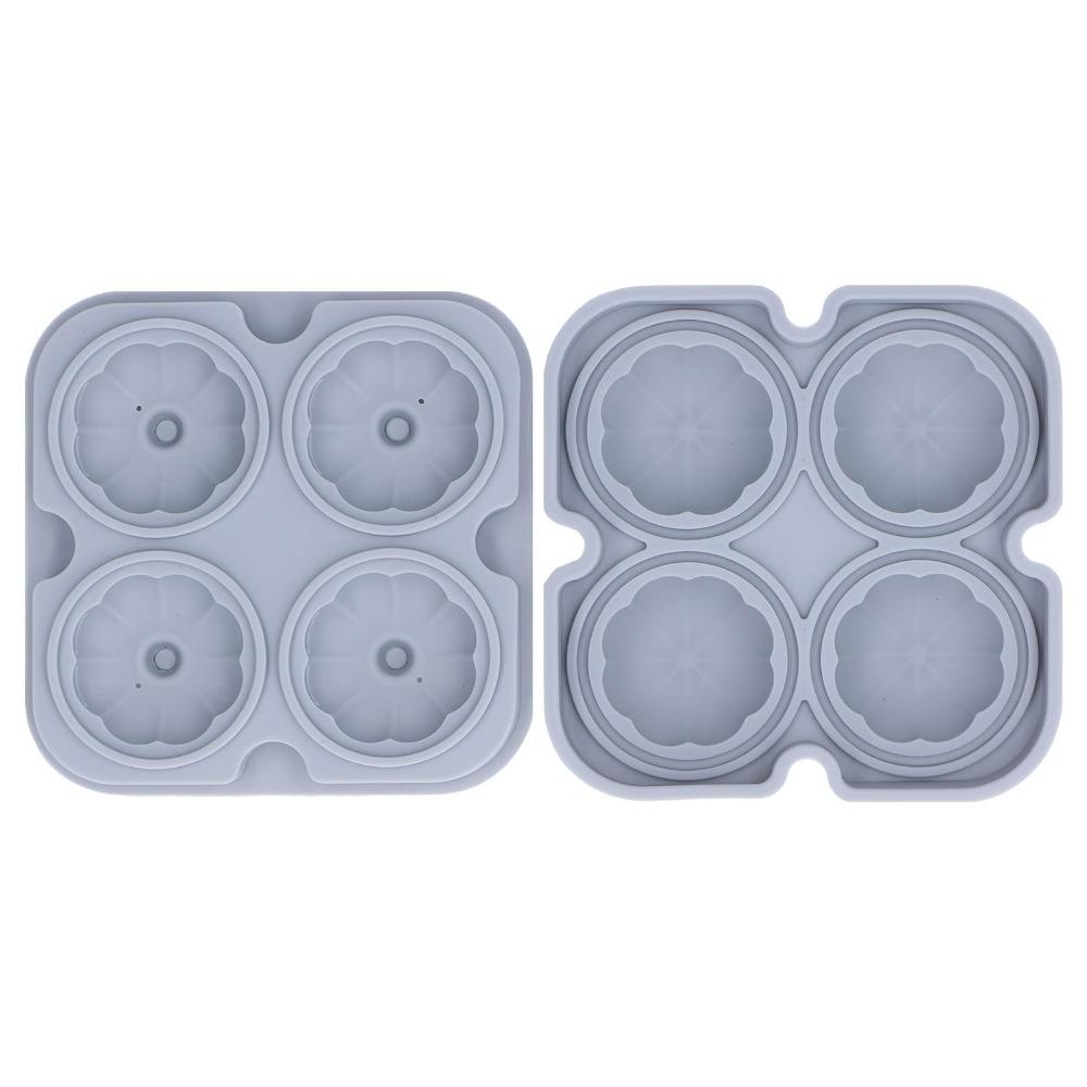 3D Pumpkin Shape Whiskey Ice Mold Silicone Ice Ball Maker Mold Durable Pumpkin Ice Ball Mold  Home