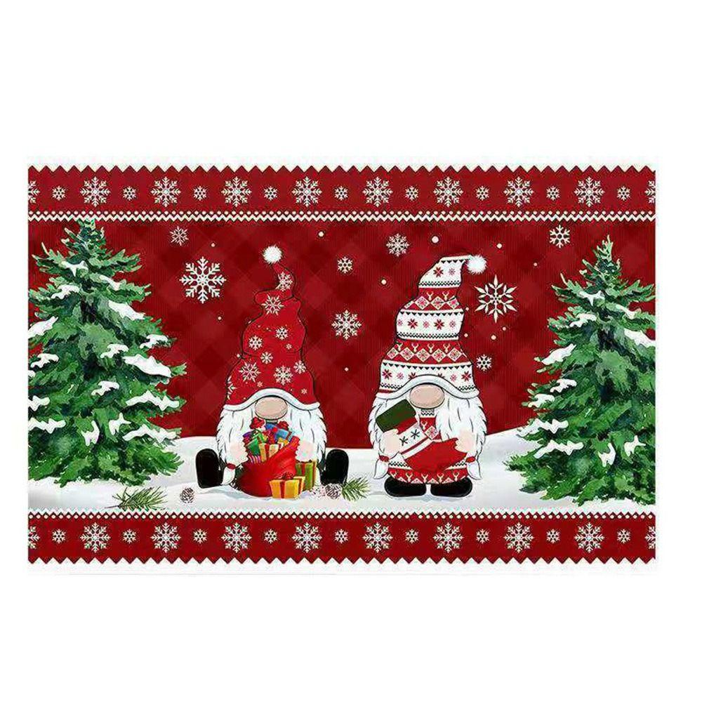 Mat Living Room Bedroom Xmas Home Decor Christmas Decoration Corridor Carpet Door Mat Hallway Mat