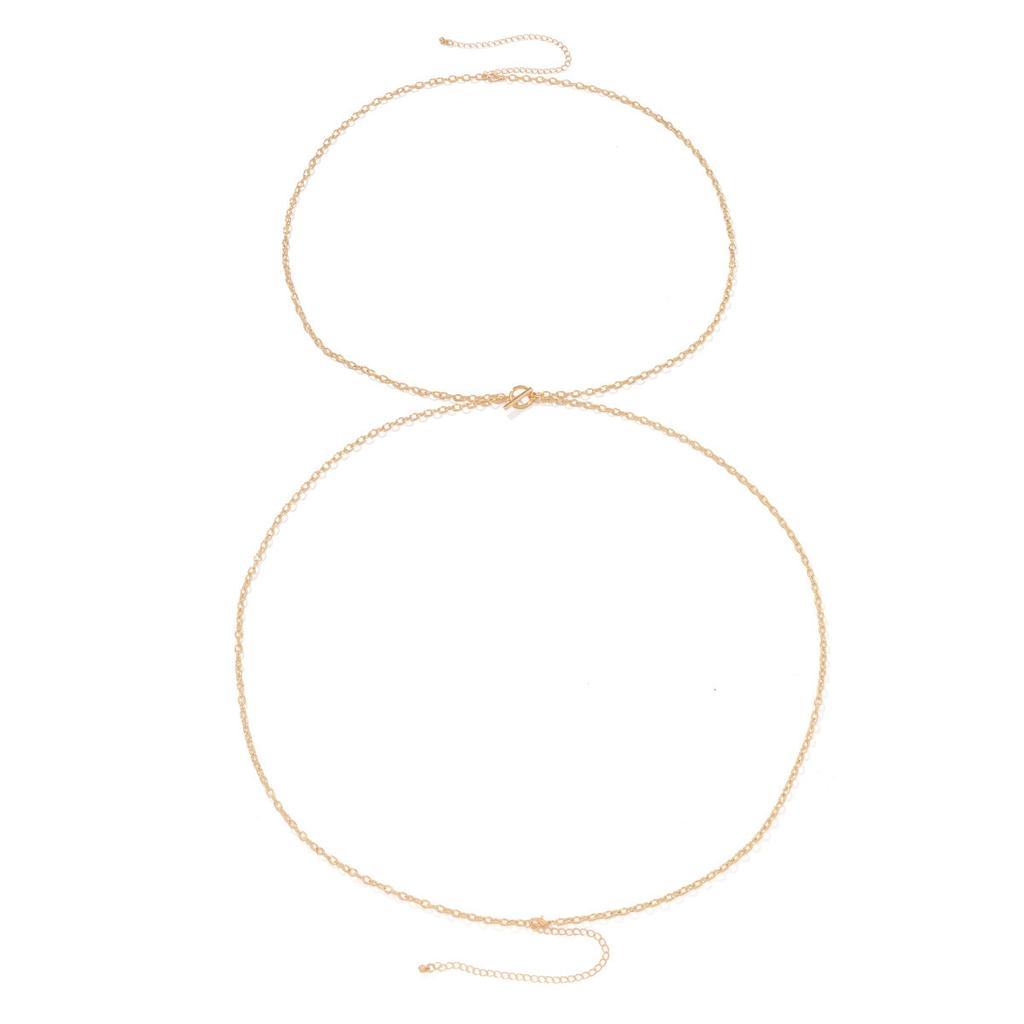 Sexy Beach Feng Shui Diamond Bra Chain Clothing Street Shot Simple Street Shot Claw Chain Nightclub Style Chest Body Chain