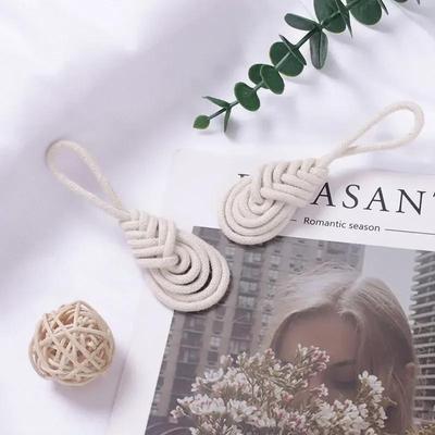 4Pcs Fashion Simple Household Cotton Rope Napkin Ring European Napkin Holders Dinner Table Decor Handmade Crafts Supplies