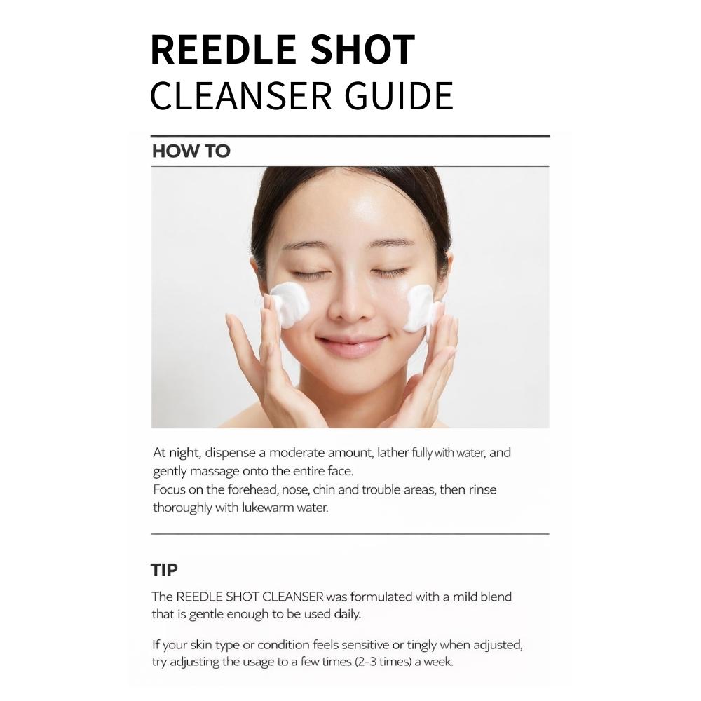 [VT COSMETICS] Reedle Shot 100 Essence + Cleanser (50ml + 80ml / 1.69 fl. oz + 2.70 fl. oz)