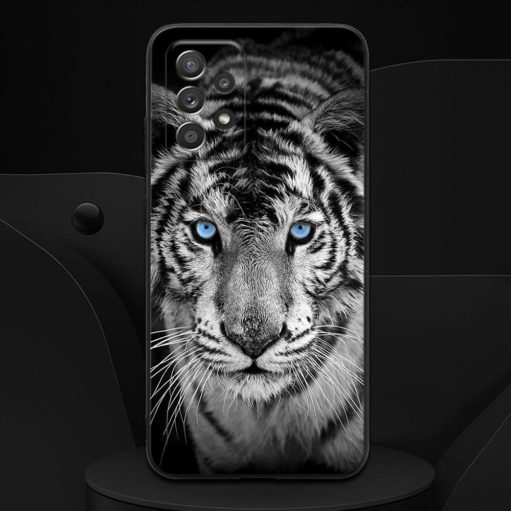 Wolf Lion Tiger Animal Fundas For Samsung Galaxy A56 A55 A36 A26 A16 A54 A52 A72 A35 A34 A25 A21S A14 A06 Case Soft Phone Cover