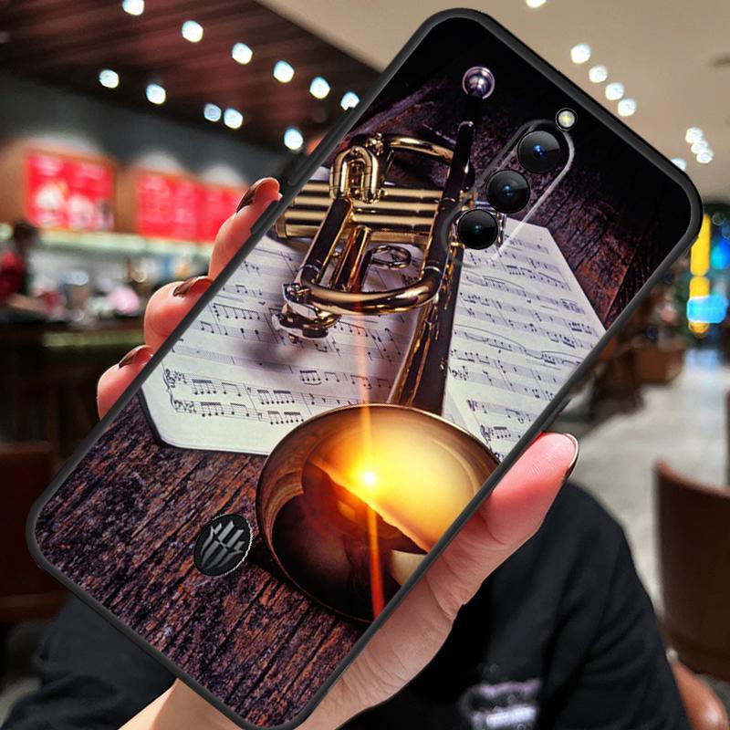 Piccolo Trumpet Brass Instruments Case For ZTE Nubia Red Magic 8S 9S 10S 8 9 10 Pro Plus 6S 7S 6 7 Pro 5G 6R 11 Pro Plus Cover