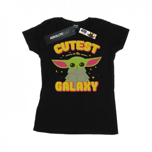 Star Wars Womens/Ladies The Mandalorian Cutest In The Galaxy Cotton T-Shirt
