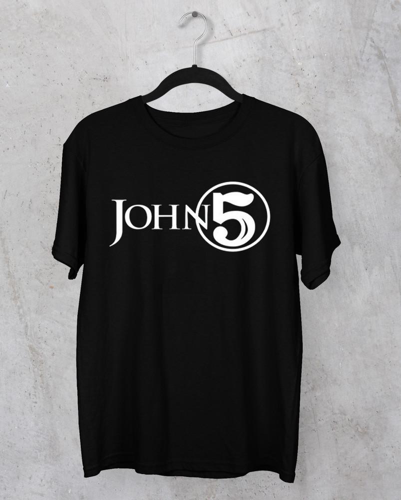 

BASIC SHIRT John 5 logo Black T-shirt short sleeve All sizes S to 5Xl JJ3302 Unisex T-Shirt L