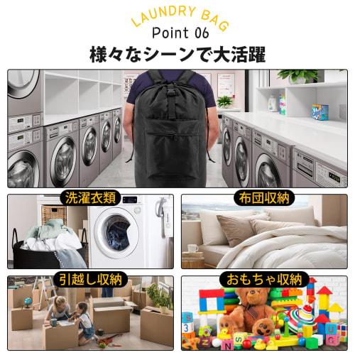 SENUN Laundry Bag (Featured In Magazines) Large Capacity Backpack with Oxford Clothes, Stylish and Foldable, Perfect for Laundromats, Sports, Travel,