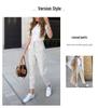 Women's Slim Fit Ruched Straight-Leg Formal Pants