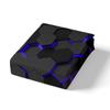 Pink Blue Neon Light Three-Piece Quilt Cover Digital Printing Bedding Set Honeycomb Bed Cover
