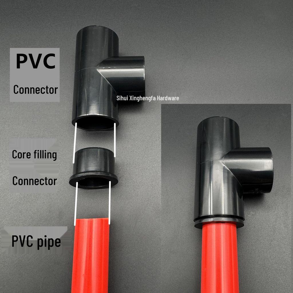 Black PVC Fish Tank Filter Reducing Connector Sleeve