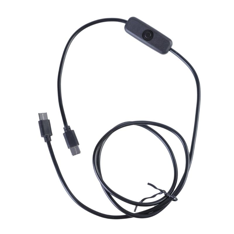 

Type C Male to Male Charging Cable with Built In Switching Button PD60W Power for Cellphones Tablets and More 100CM 1