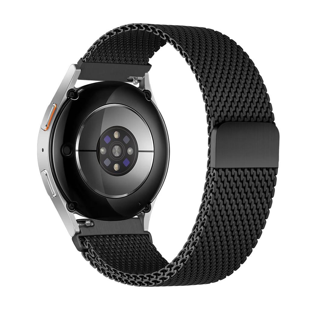 Thick Band for Samsung Galaxy watch 7/6/5/4/classic/5 Pro/s3 44mm Milanese loop Bracelet Correa Huawei gt 3 4 5 20mm 22mm Straps
