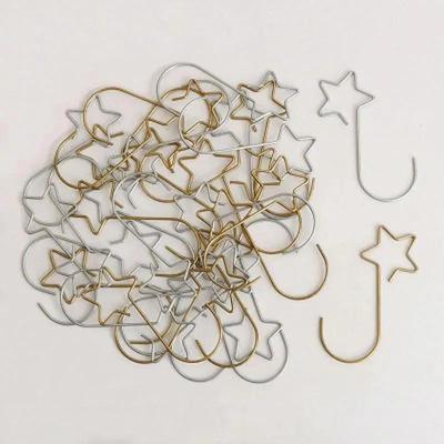 20 Stück/Beutel Weihnachts-Kranzhaken Metall-Dekorationshaken Für Weihnachtsbaum-Dekorationen Hängender Anhänger Aufbewahrungshaken