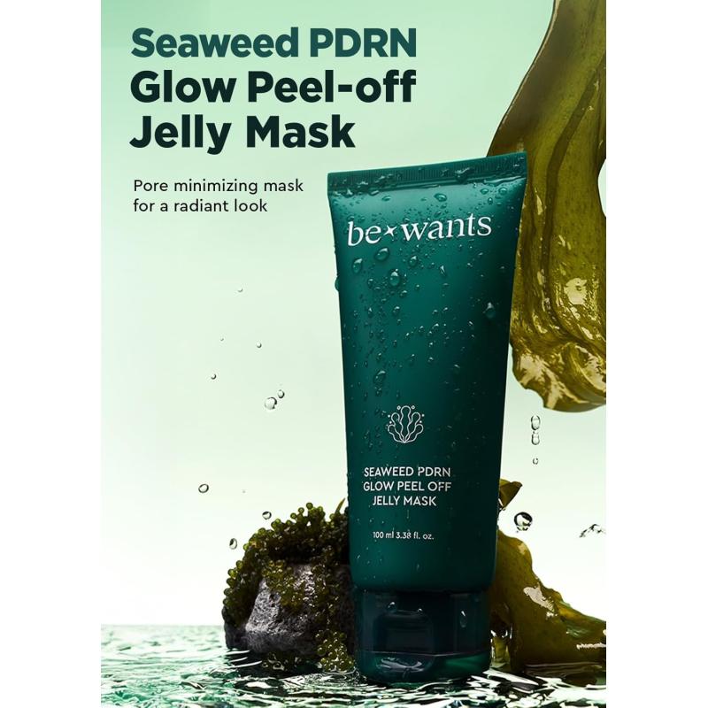 Be wants Mascarilla Jelly Despegable Glow PDRN de Algas Marinas 100ml