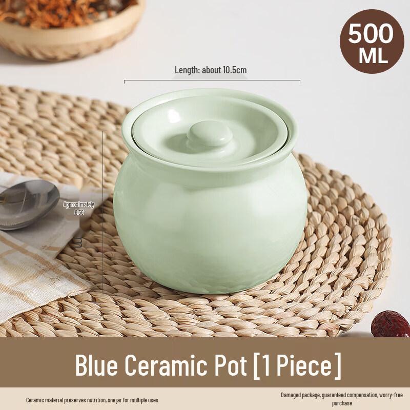 Ceramic Double Boiler Stew Pot