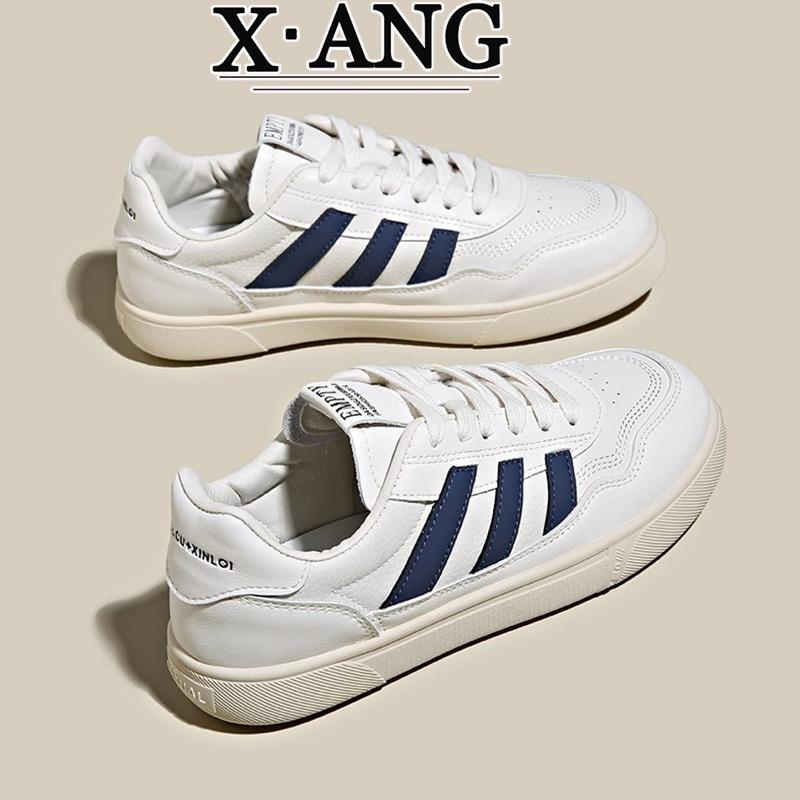 Leather little white shoes women's shoes spring new versatile flat casual sports shoes soft baseplate shoes