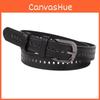 Womens Retro Style Belt Metal Pin Buckle Outdoor Casual Fashion Band Waist