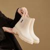 Women's Mid-Calf Rain Boots | Thick Non-Slip Sole, PVC Upper, Casual & Formal Wet Weather Footwear, Rain Shoes, Footwear, Rainy Day Shoes