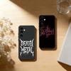 M-Metal B-Band D-Death Phone Case Black Silicone Soft For Samsung Galaxy A73,A72,A71,A70,A53,A52,A51